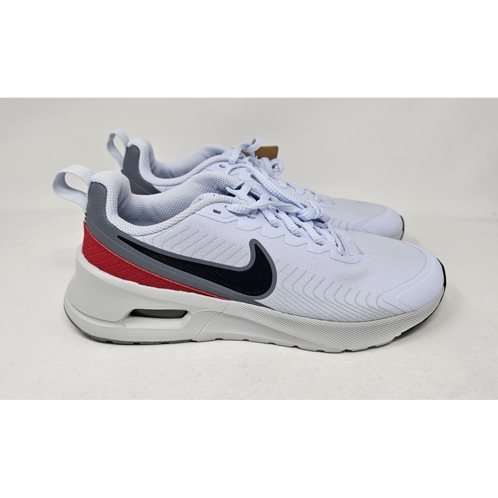 Nike Air Max Nuaxis Running Shoes FD4329-002 White/Gray/Red Men's Size 8M